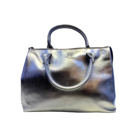 Vince Camuto Handbags - Vince Camuto Silver Foil hand Bag